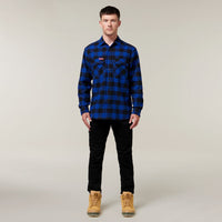 Hard Yakka Long Sleeve Check Flannel Shirt  Y07295