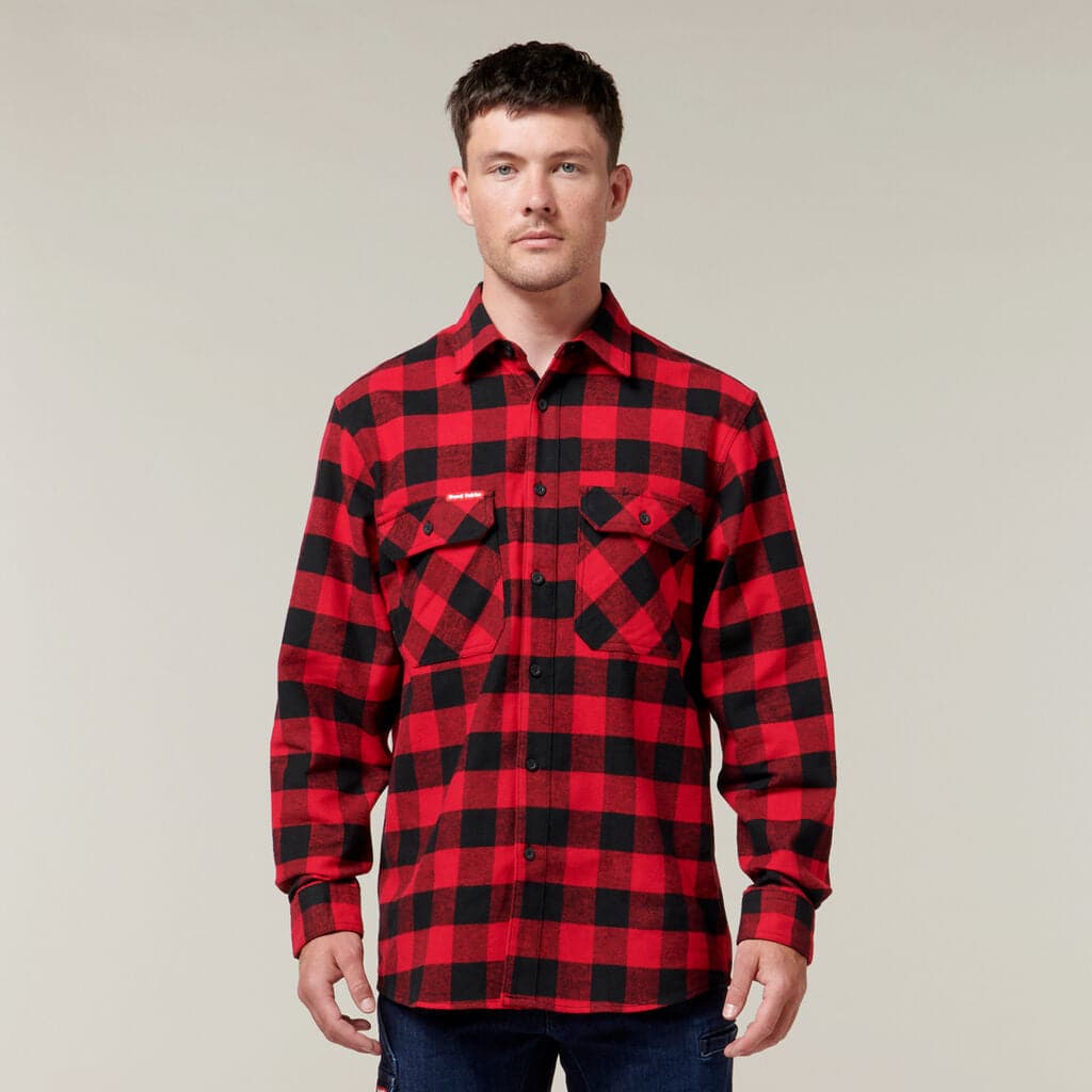 Hard Yakka Long Sleeve Check Flannel Shirt  Y07295