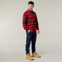 Hard Yakka Long Sleeve Check Flannel Shirt  Y07295