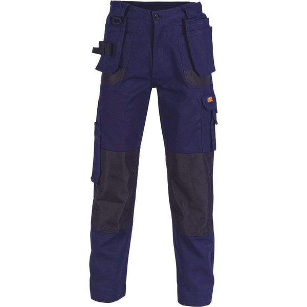 Dnc Workwear Duratex Cotton Duck Weave Tradies Cargo Pants With Twin H